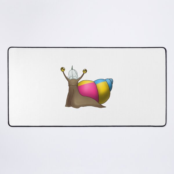 Item preview, Pansexual Panromantic Pride Snail with Flower Hat designed and sold by PrideSnails.
