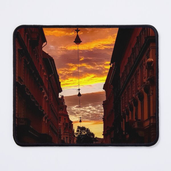 Item preview, Burning Sky With Orange Clouds designed and sold by TeesForTheWorld.