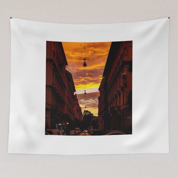 Item preview, Burning Sky With Orange Clouds designed and sold by TeesForTheWorld.
