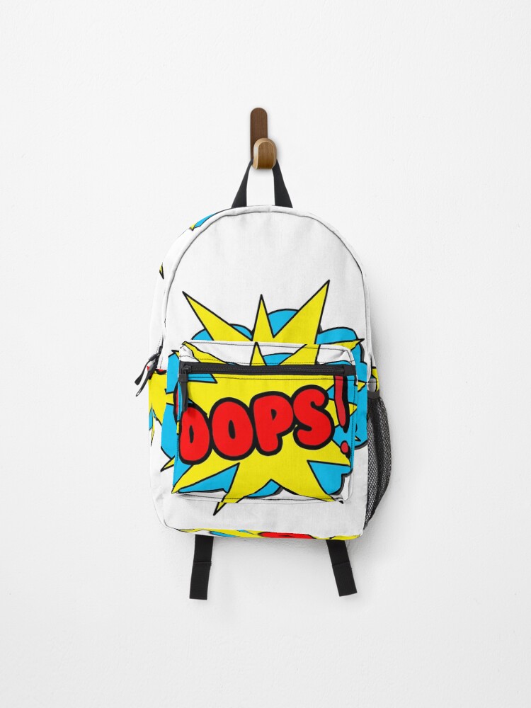 Thumbnail 1 of 3, Backpack, Oops! designed and sold by IDEZIGN2017.