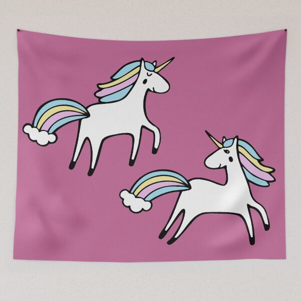 Item preview, Couple Of Quirky Unicorns designed and sold by okpinsArtDesign.
