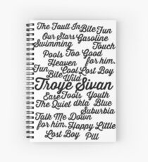 Troye Sivan songs Spiral Notebook