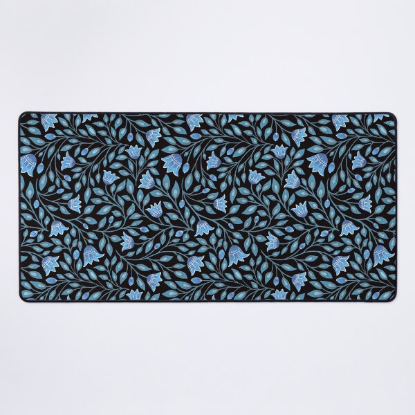 Item preview, Blue Floral Night designed and sold by Divyam Chaya Bernstein.