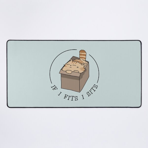 Item preview, If I Fits, I Sits - Cat in Cardboard Box designed and sold by STUDIO-72.