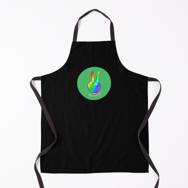 Item preview, Peace Hand Sign Rainbow Peace green Love Freedom Hippie Gift designed and sold by Hyper-Field.