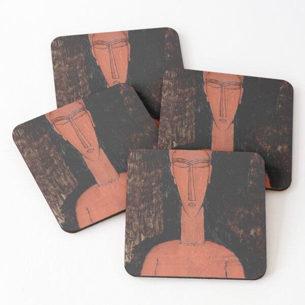 Item preview, Abstract portrait of a woman by Modigliani designed and sold by Vintage Designs +.
