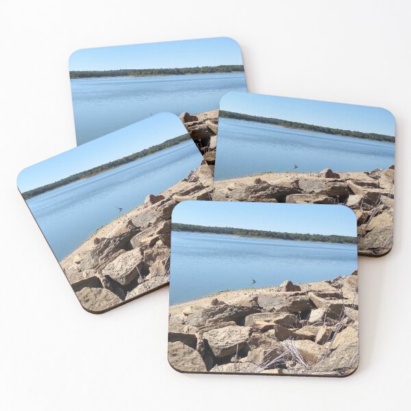 Item preview, Rocky shore with crane designed and sold by ElphCreations.