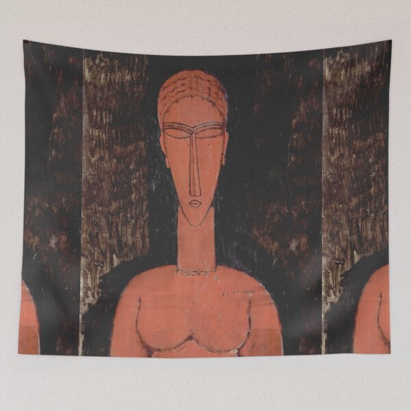 Item preview, Abstract portrait of a woman by Modigliani designed and sold by Vintage Designs +.