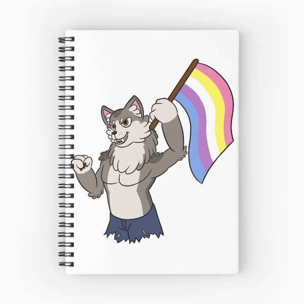 Item preview, Cute Werewolf Says Bigender Rights designed and sold by ThatRadFailure.