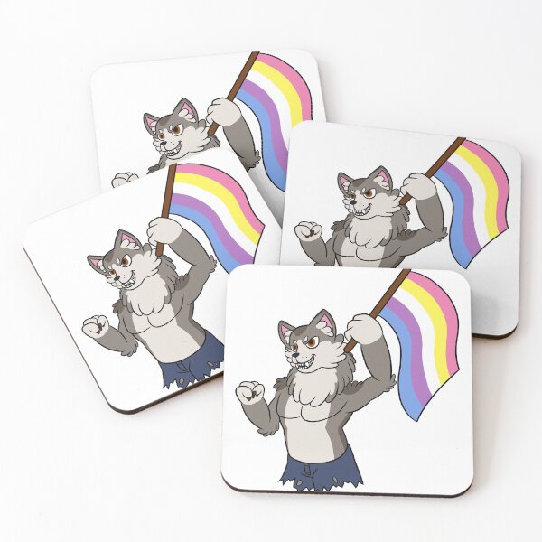 Item preview, Cute Werewolf Says Bigender Rights designed and sold by ThatRadFailure.