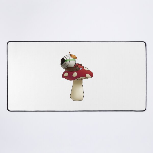 Item preview, Demiromantic Autumn Mushroom Pride Snail designed and sold by PrideSnails.