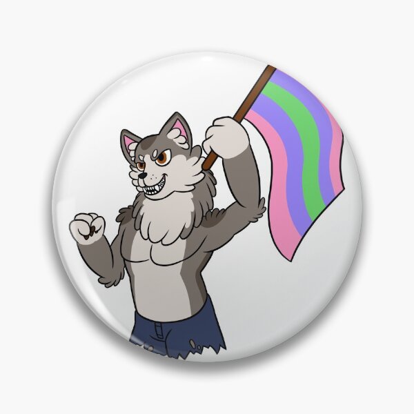Item preview, Cute Werewolf Says Trigender Rights designed and sold by ThatRadFailure.