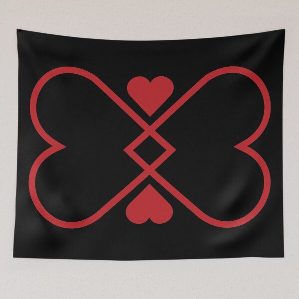 Item preview, Hearts Butterfly Red designed and sold by MHich.