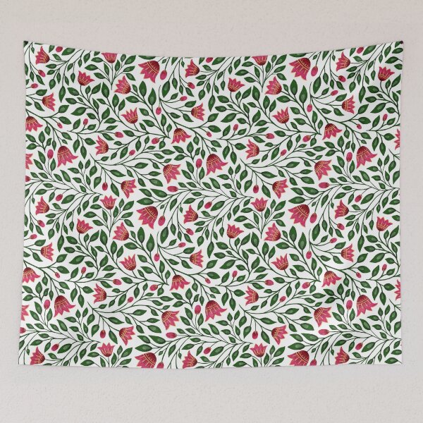 Item preview, Folk Floral Light designed and sold by Divyam Chaya Bernstein.