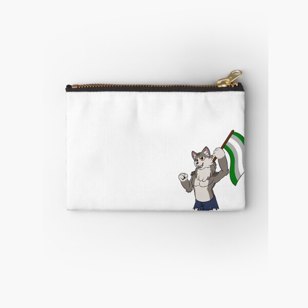 Item preview, Cute Werewolf Says Grey Aro Pride designed and sold by ThatRadFailure.