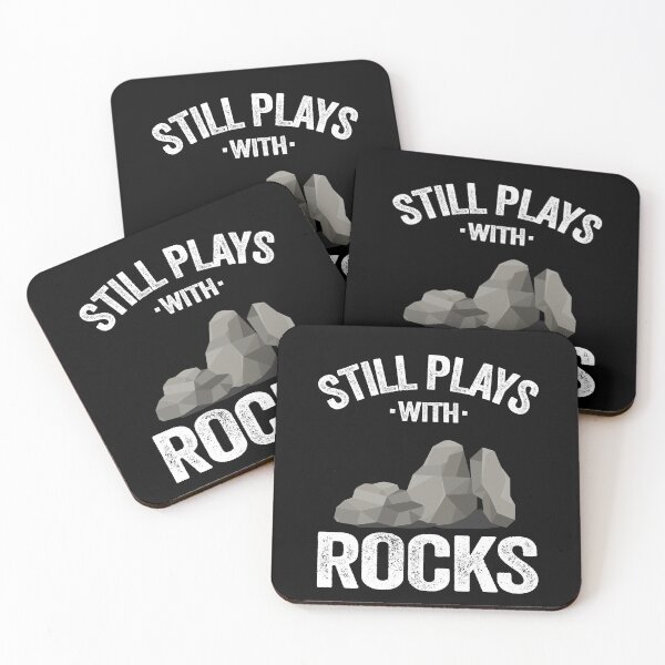 Item preview, Still Plays With Rocks Collector Mineral Retro Geologist designed and sold by Stronzi.
