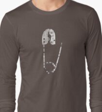 silver safety pins Long Sleeve T-Shirt