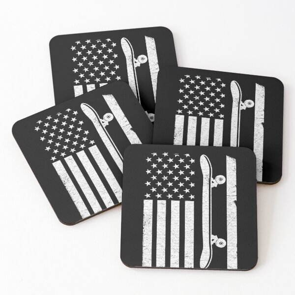 Item preview, US Flag Skateboard Patriotic 4th Of July Funny Skateboard designed and sold by Stronzi.