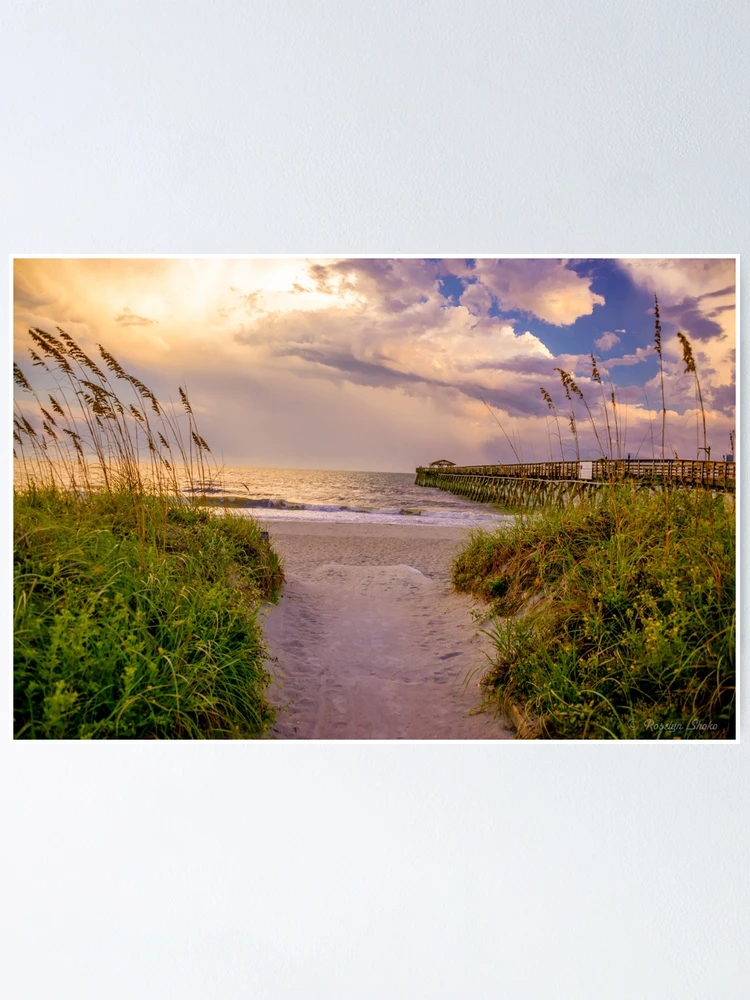 Thumbnail 1 of 3, Poster, Sandy pathway designed and sold by Roselyn Shoko.