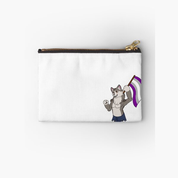 Item preview, Cute Werewolf Says Grey Ace Pride designed and sold by ThatRadFailure.