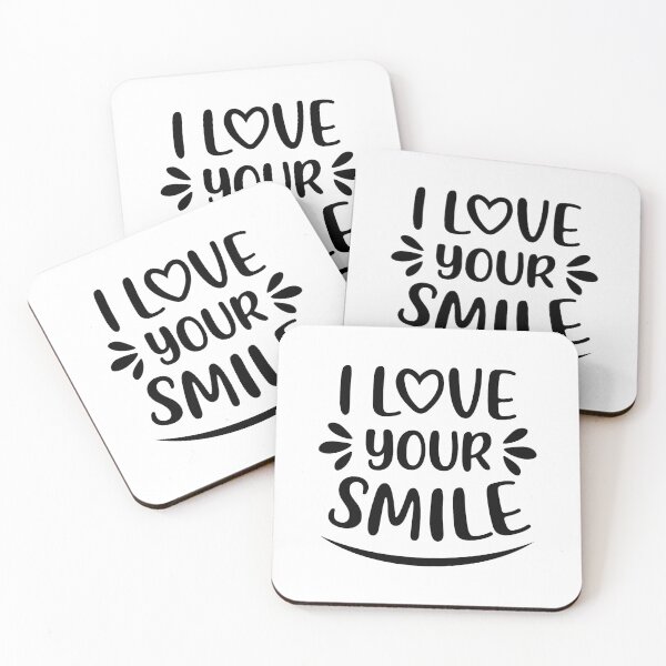 Item preview, I Love Your Smile (Black) designed and sold by FilipeFerreira.