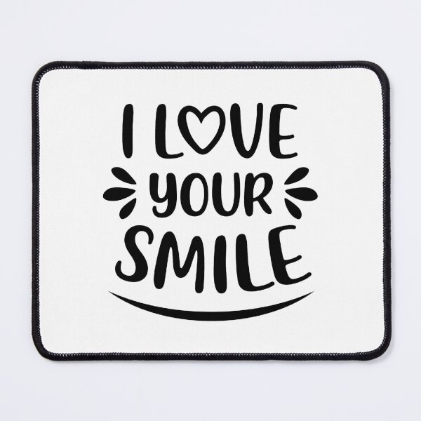 Item preview, I Love Your Smile (Black) designed and sold by FilipeFerreira.