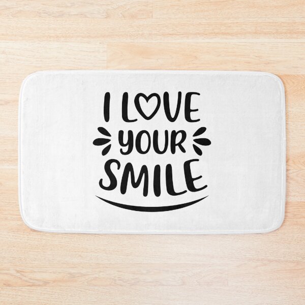 Item preview, I Love Your Smile (Black) designed and sold by FilipeFerreira.