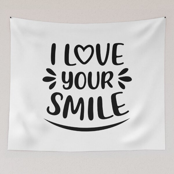 Item preview, I Love Your Smile (Black) designed and sold by FilipeFerreira.