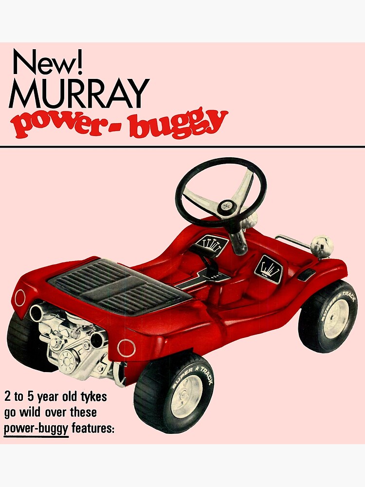 Murray Power Buggy Pedal Car Go Kart Advert Poster For Sale By Throwbackads Redbubble 