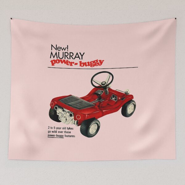 Item preview, MURRAY POWER BUGGY - PEDAL CAR/ GO KART - ADVERT designed and sold by ThrowbackAds.