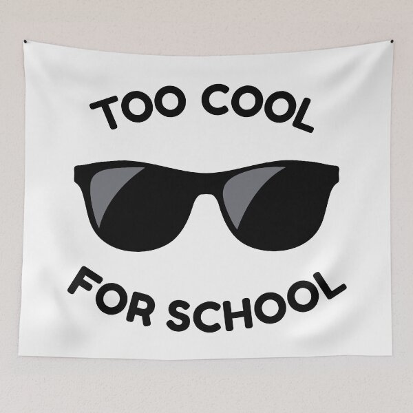 Item preview, Too Cool For School (Black) designed and sold by STUDIO-72.