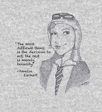 Amelia Earhart - Tenacity Kids Pullover Hoodie