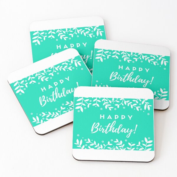 Item preview, Happy birthday art text on products  designed and sold by greengoodnich.