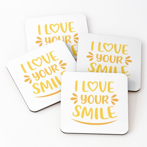 Item preview, I Love Your Smile (Yellow) designed and sold by FilipeFerreira.