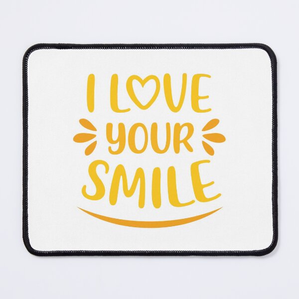 Item preview, I Love Your Smile (Yellow) designed and sold by FilipeFerreira.
