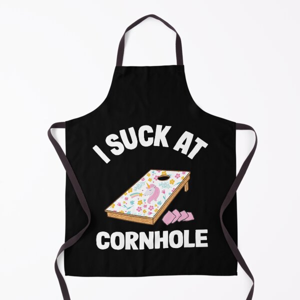 Item preview, I Suck At Cornhole Loser Sarcastic Joke Flowers Pink Unicorn designed and sold by Stronzi.