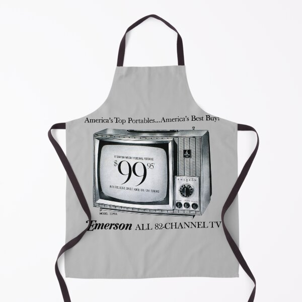 Item preview, EMERSON 82 CHANNEL PORTABLE TV - ADVERT designed and sold by ThrowbackAds.