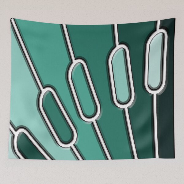 Item preview, Art Deco Fantail Rushes designed and sold by Rasendyll.