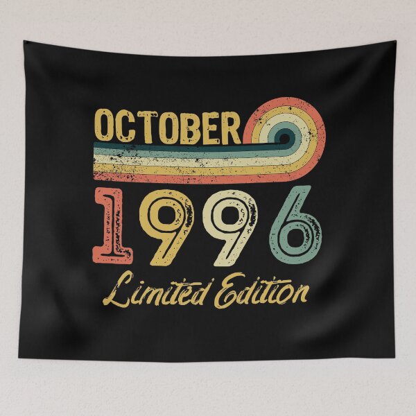Item preview, Retro Vintage 25th Birthday - Born in October 1996 designed and sold by meedTee.