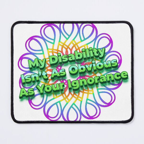 Item preview, Obvious disability designed and sold by AuDHDesigns AUS .