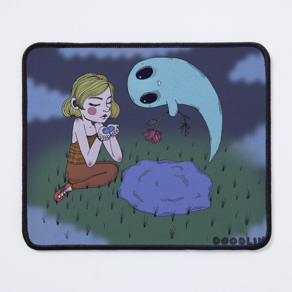 Item preview, Girl & Ghost With a Rose designed and sold by DoodlingMuse.