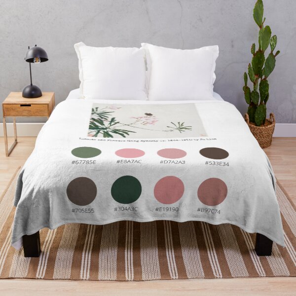 Item preview, Colour Palette of Insects and Flowers (Qing dynasty ca. 1644–1911) by Ju Lian designed and sold by CoffeewithAnh.