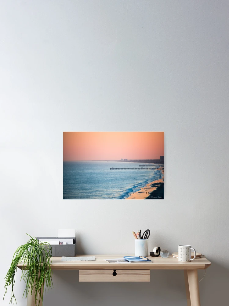 Thumbnail 2 of 3, Poster, Grand Strand Sunset designed and sold by Roselyn Shoko.