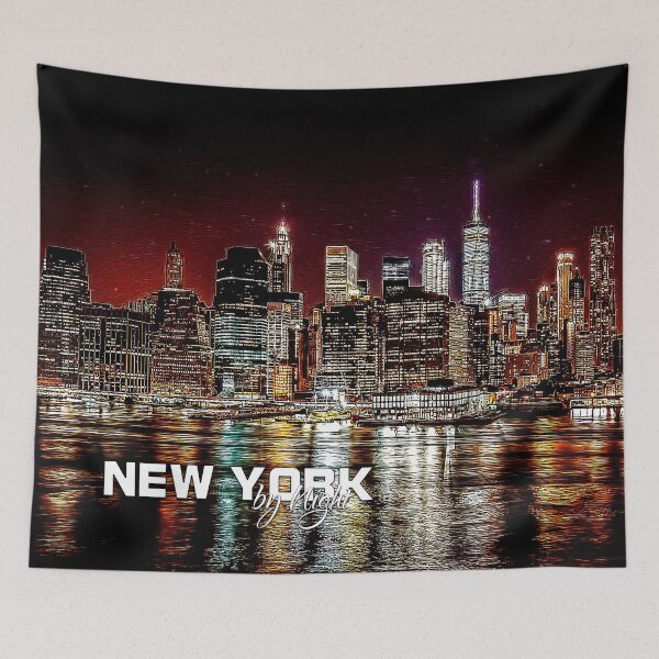 Item preview, New York By Night designed and sold by LRGraphics.