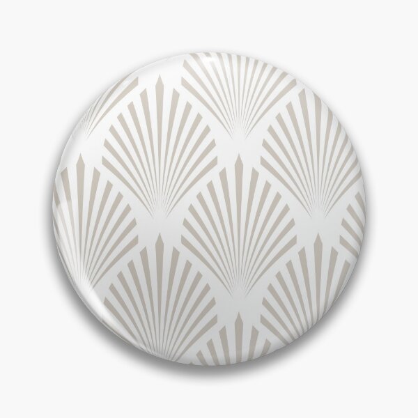 Artikelvorschau, Tan and White Elegant Scallop Fan Pattern Coordinates w/ Dutch Boy 2022 Popular Color Warmed Silver 440-1DB - Colour Trends - Hue entworfen und verkauft von ColorOfTheYears.