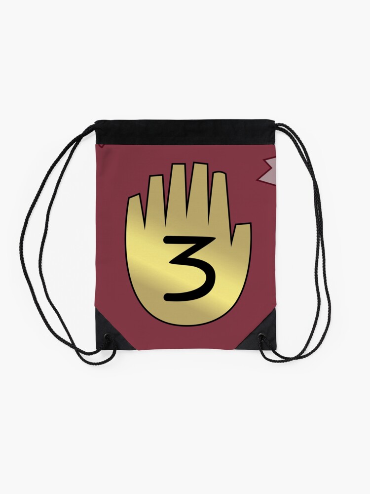 Alternate view of Gravity Falls // Journal 3 Drawstring Bag