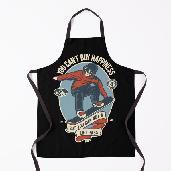 Item preview, You can't buy happiness, fun retro snowboarder winter sports designed and sold by emmjott.