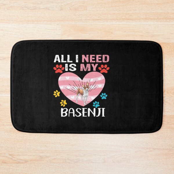 Artikelvorschau, All I need is my basenji Funny Basenji entworfen und verkauft von patroart.