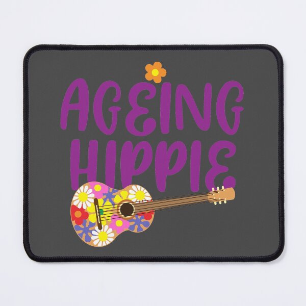 Item preview, Sixties Ageing Hippy Retro Guitar designed and sold by HotHibiscus.