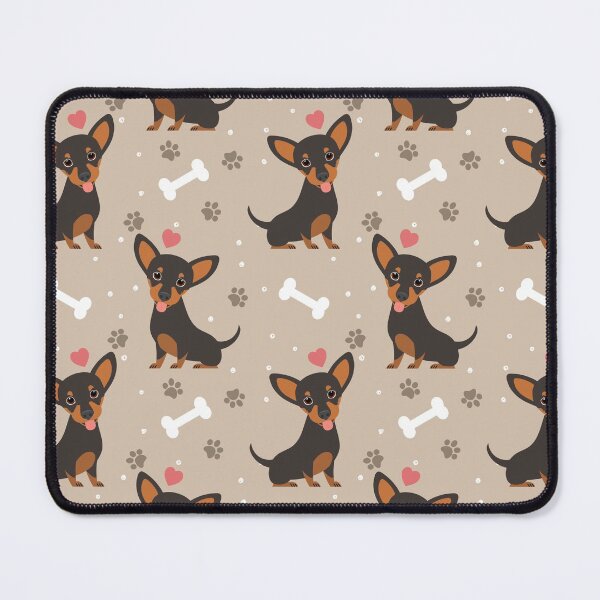 Item preview, LOVE Black and Tan Chiweenie dachshund chihuahua mix designed and sold by Lulupainting.